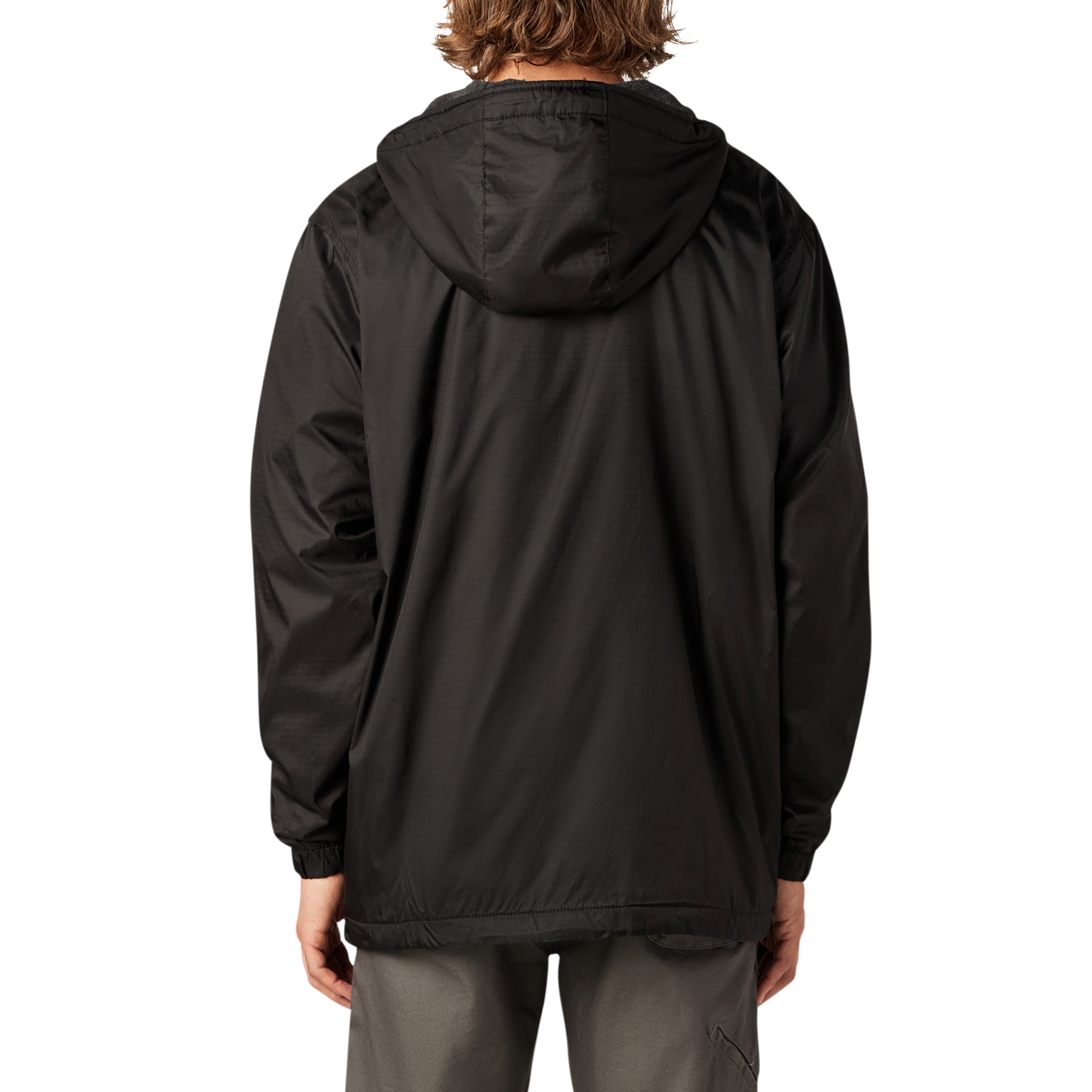 Fleece Lined Nylon Hooded Jacket - Image 11