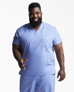 Men's EDS Signature V-Neck Scrub Top