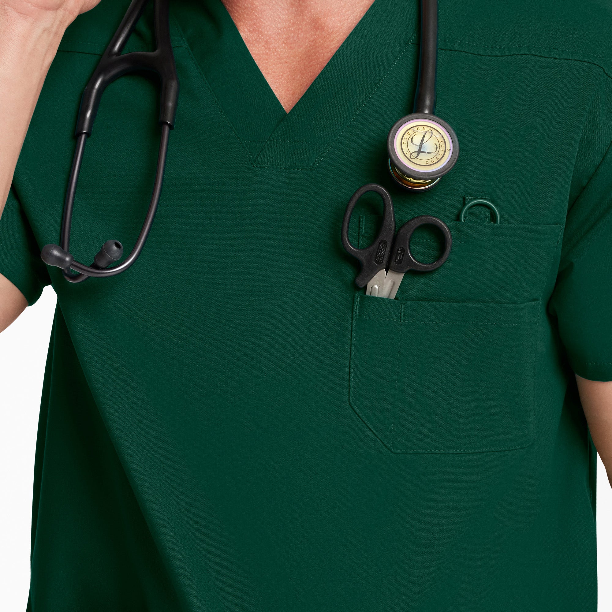 Men's EDS Signature V-Neck Scrub Top - Image 6