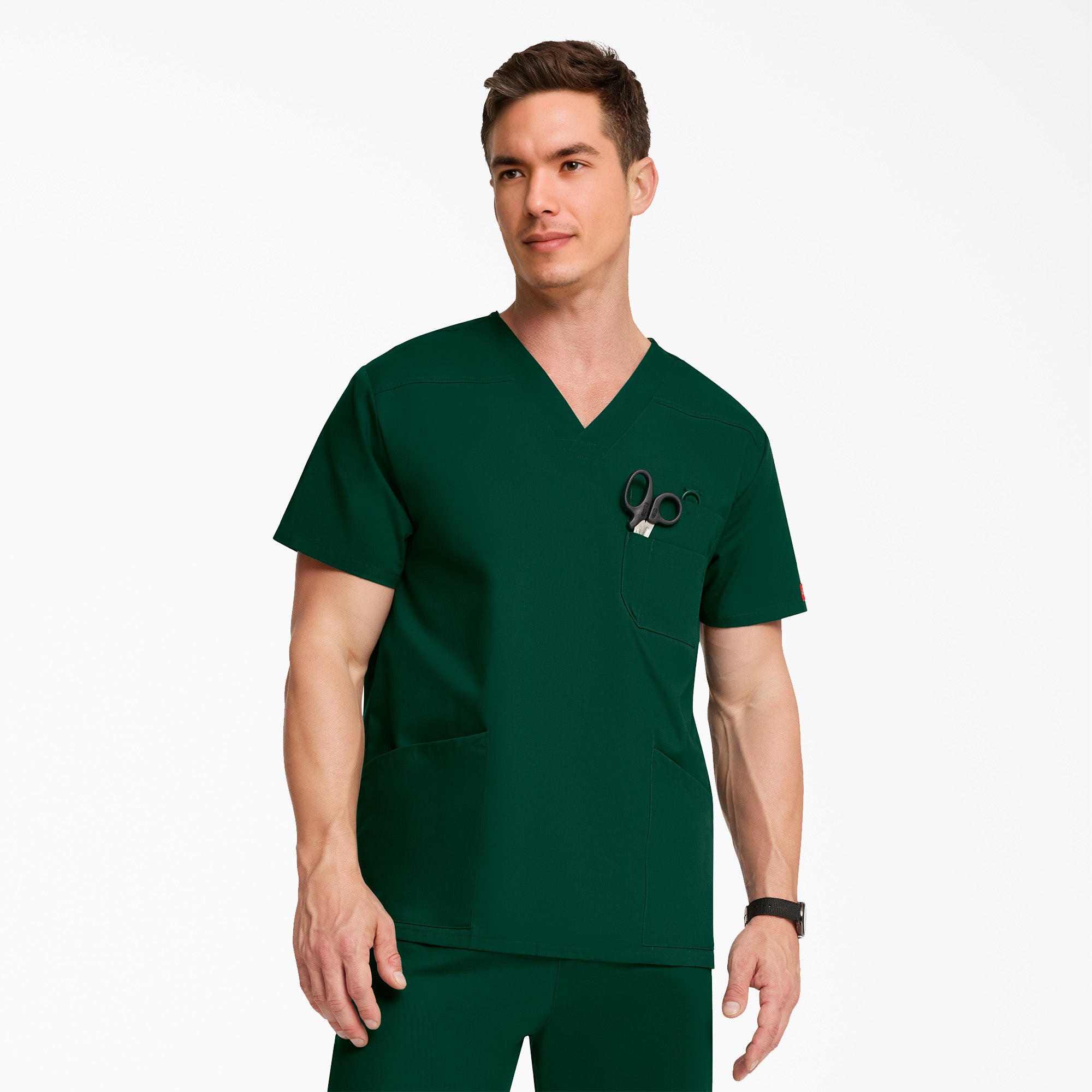 Men's EDS Signature V-Neck Scrub Top