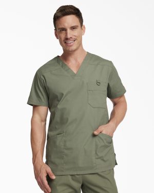 Men's EDS Signature V-Neck Scrub Top