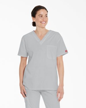 Unisex EDS Signature V-Neck Scrub Top