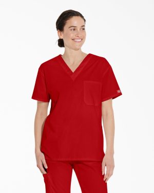 Unisex EDS Signature V-Neck Scrub Top