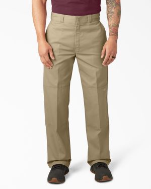 Loose Fit Double Knee Work Pants