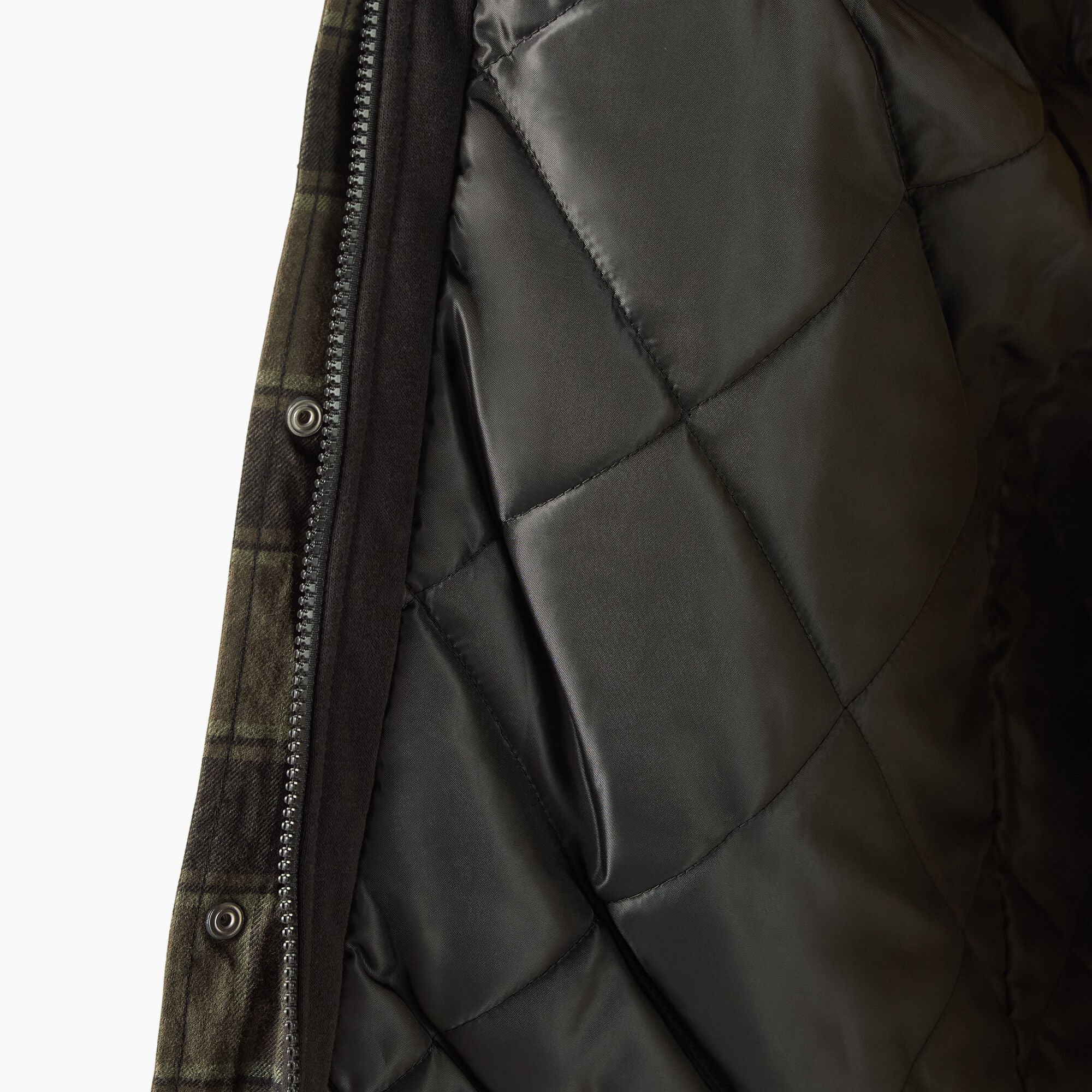 Water Repellent Flannel Hooded Shirt Jacket - Image 9