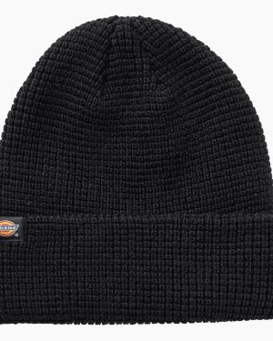 Waffle Knit Cuff Beanie
