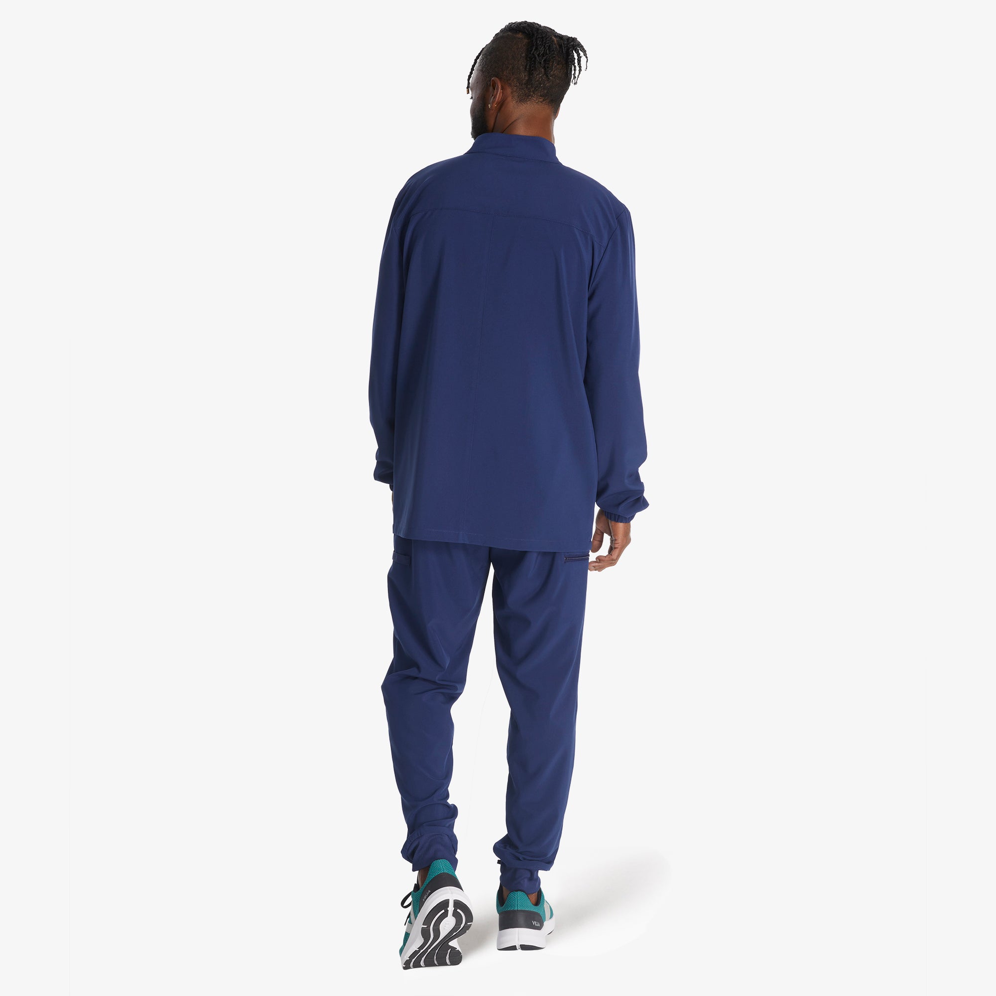 Men's EDS Essentials Zip Front Scrub Jacket - Image 6