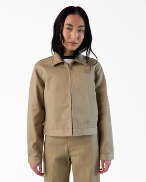 Women's Unlined Cropped Eisenhower Jacket