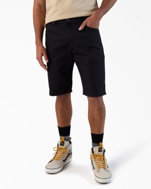 FLEX 5-Pocket Duck Canvas Shorts. 11