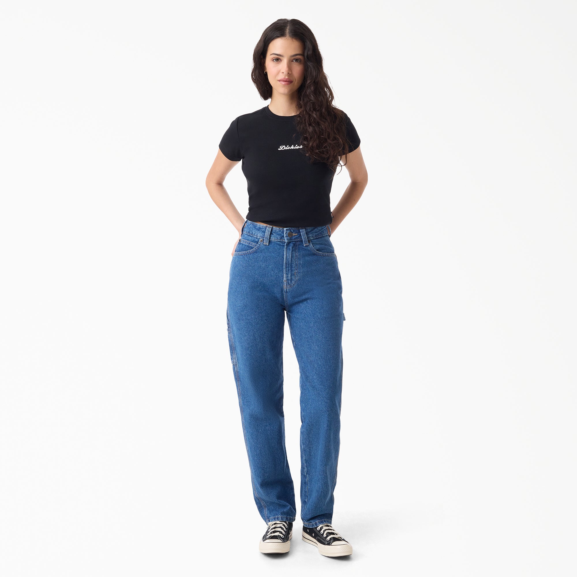 Women's 993 High Waist Tapered Carpenter Jeans - Image 4