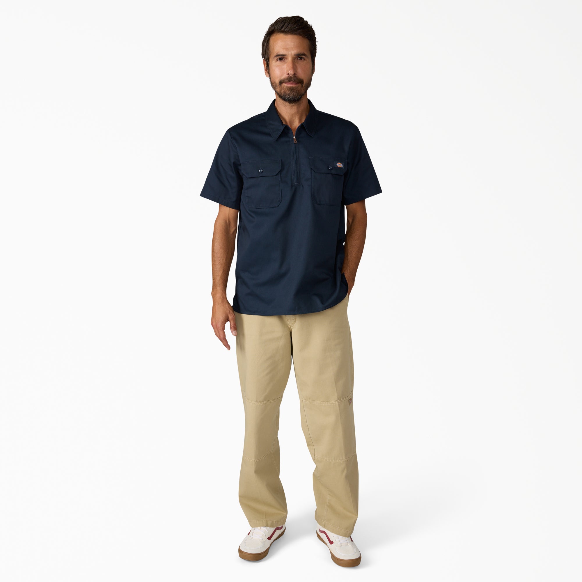 1/4 Zip Work Shirt - Image 4