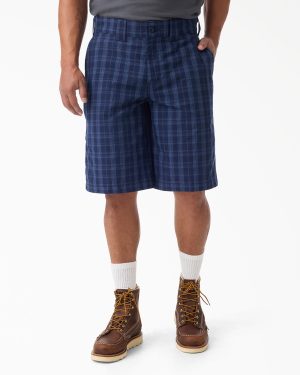 Plaid Work Shorts. 11