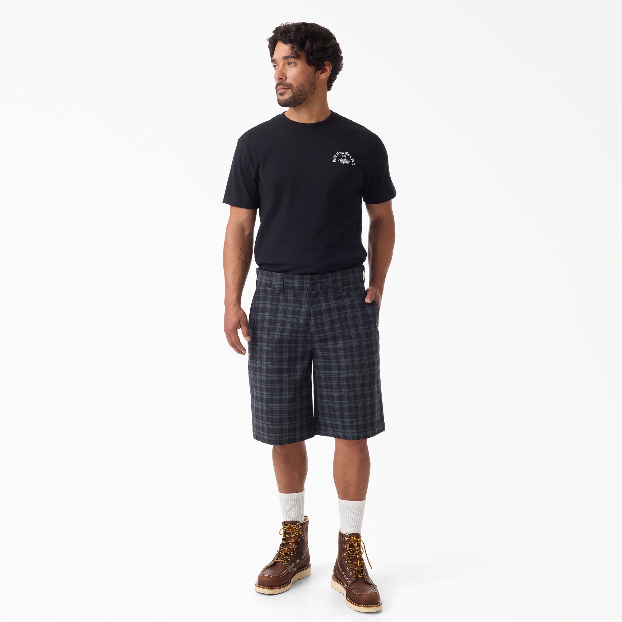 Plaid Work Shorts. 11 - Image 4