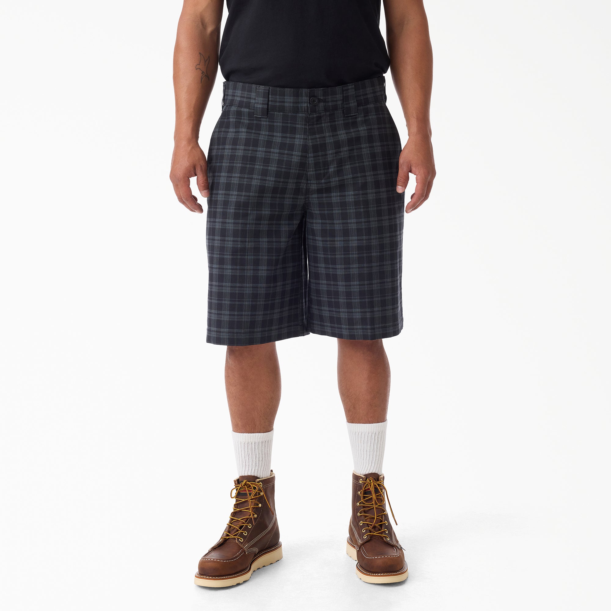 Plaid Work Shorts. 11