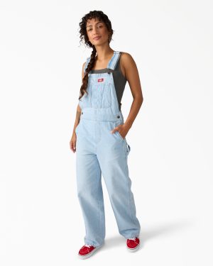 Women's Loose Denim Bib