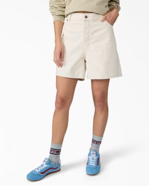 Women's 984 High Waist Jean Shorts. 5