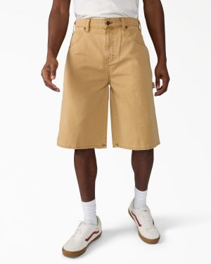 Worn In Relaxed Carpenter Duck Shorts. 13