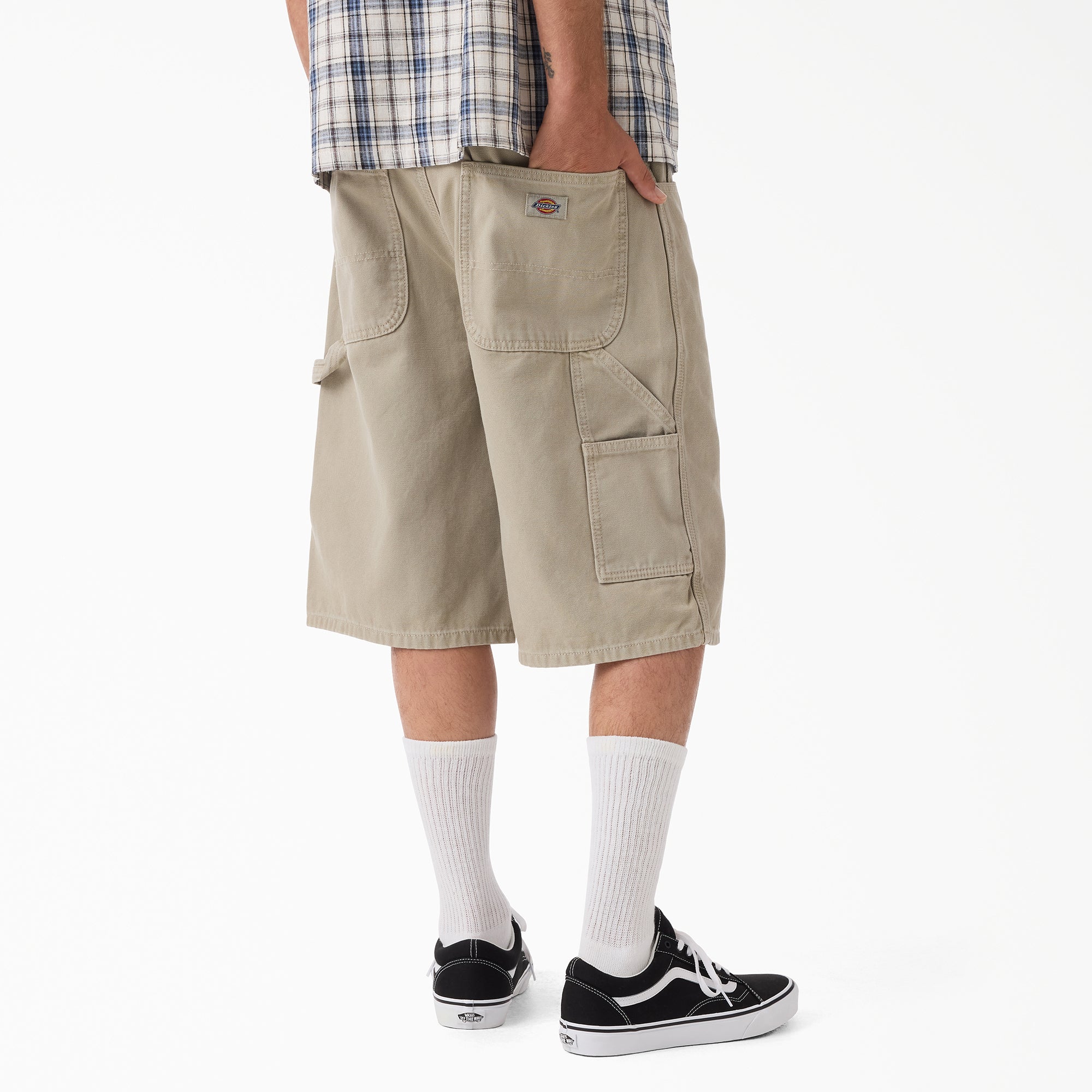 Worn In Relaxed Carpenter Duck Shorts. 13 - Image 2