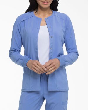 Women's EDS Essentials Snap Front Scrub Jacket