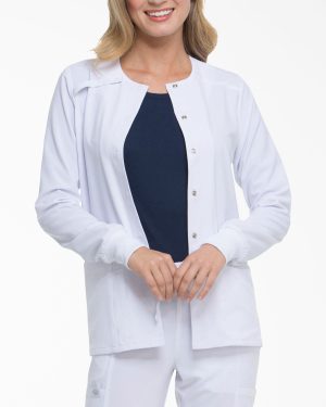 Women's EDS Essentials Snap Front Scrub Jacket