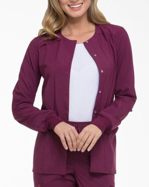 Women's EDS Essentials Snap Front Scrub Jacket