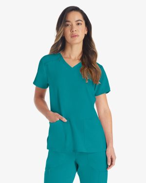 Women's EDS Essentials V-Neck Scrub Top
