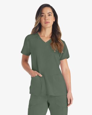 Women's EDS Essentials V-Neck Scrub Top