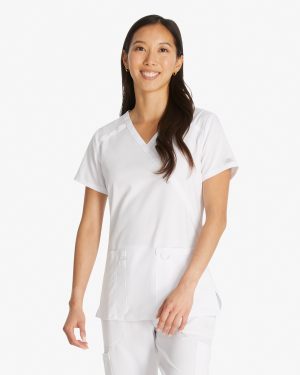 Women's EDS Essentials Mock Wrap Scrub Top