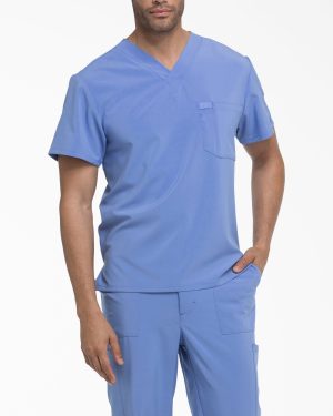 Men's EDS Essentials Tuckable V-Neck Scrub Top