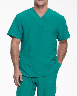 Men's EDS Essentials Tuckable V-Neck Scrub Top
