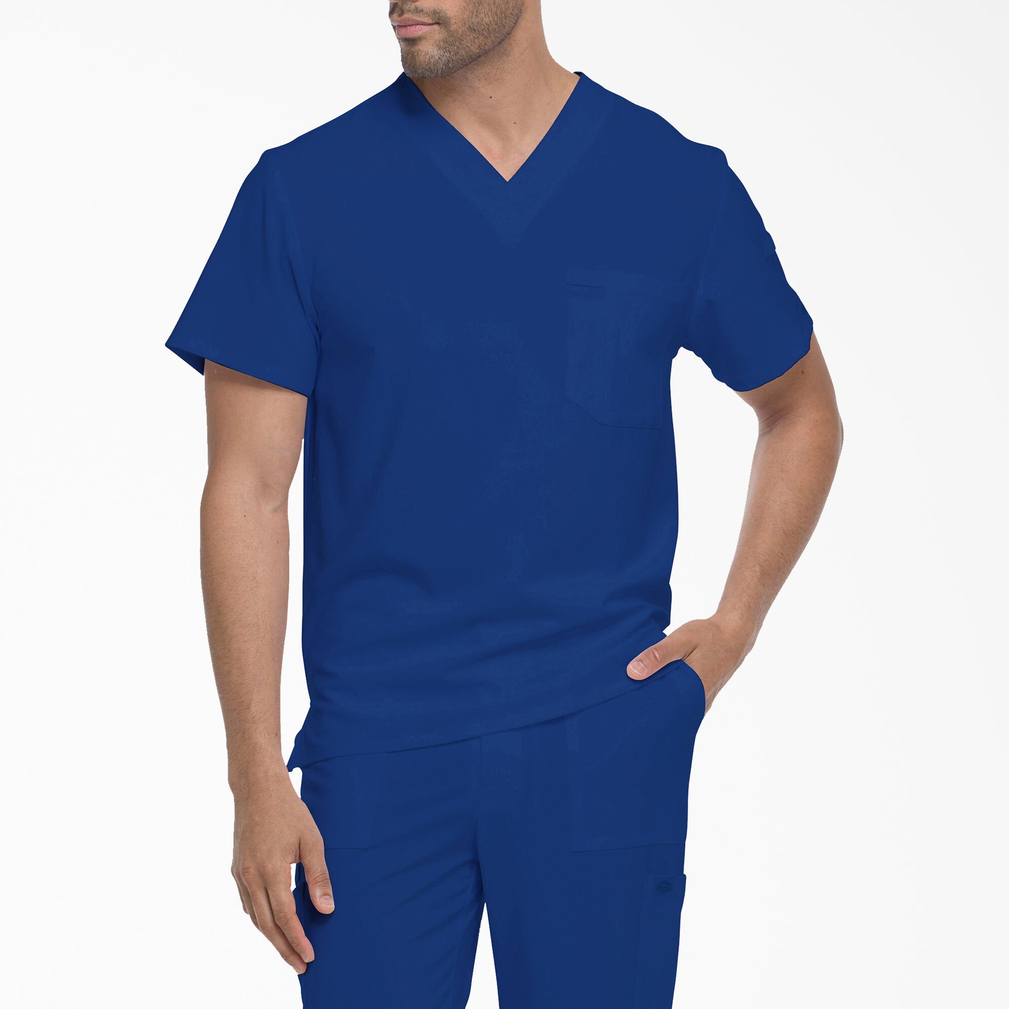 Men's EDS Essentials Tuckable V-Neck Scrub Top