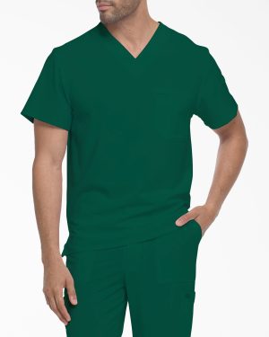 Men's EDS Essentials Tuckable V-Neck Scrub Top