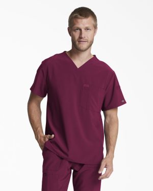 Men's EDS Essentials Tuckable V-Neck Scrub Top
