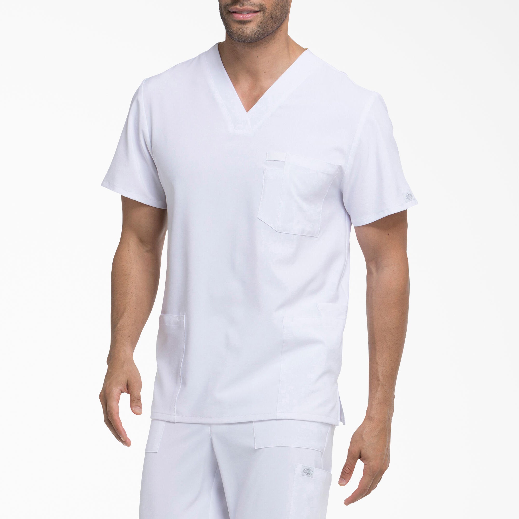 Men's EDS Essentials V-Neck Scrub Top - Image 3