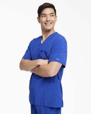 Men's EDS Essentials V-Neck Scrub Top