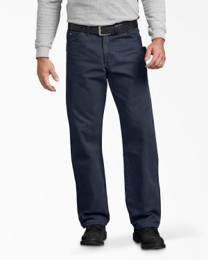 Relaxed Fit Sanded Duck Carpenter Pants
