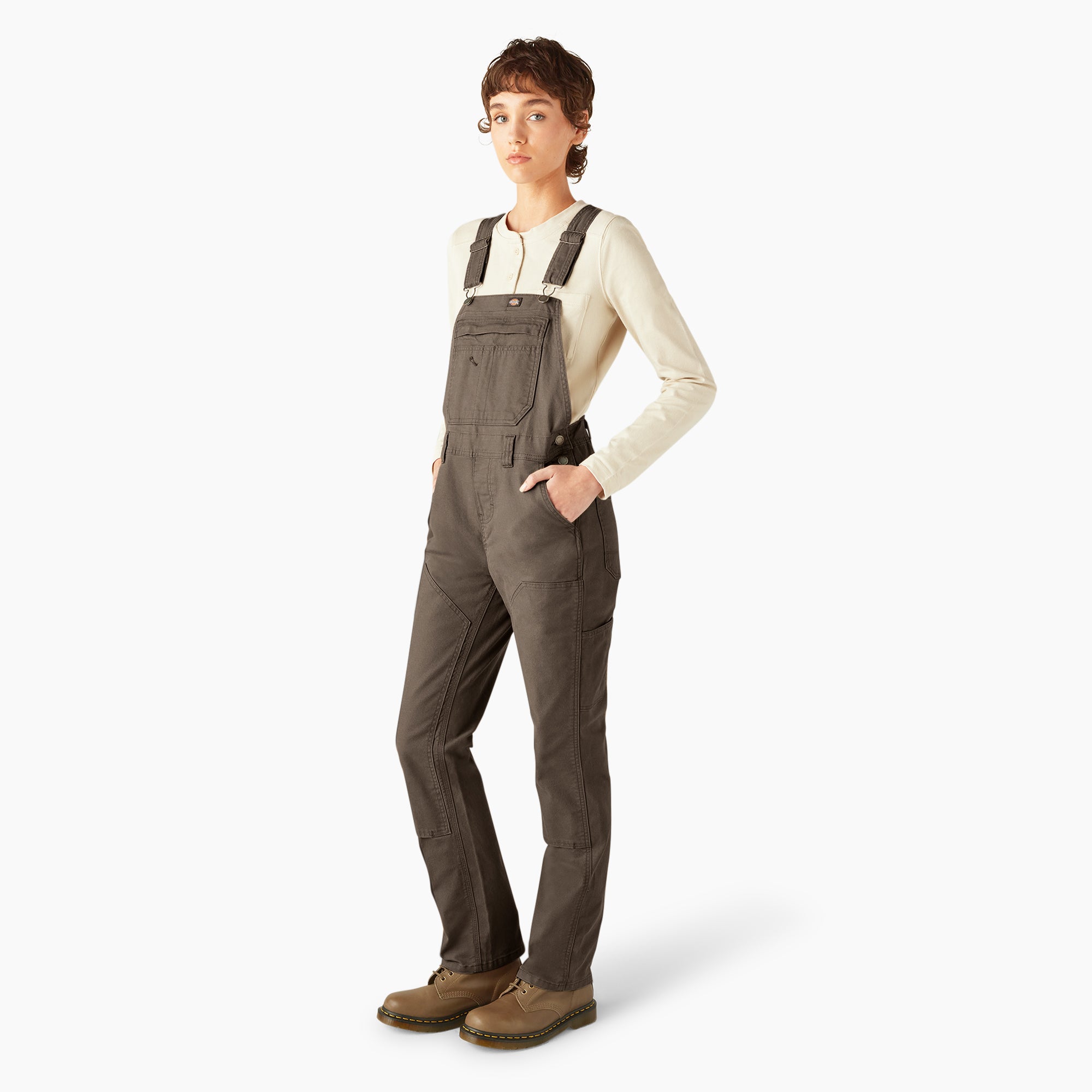 Women's Double Front Bib Overalls - Image 3
