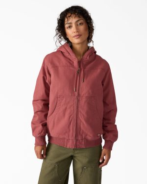 Women's Fleece Lined Duck Canvas Jacket
