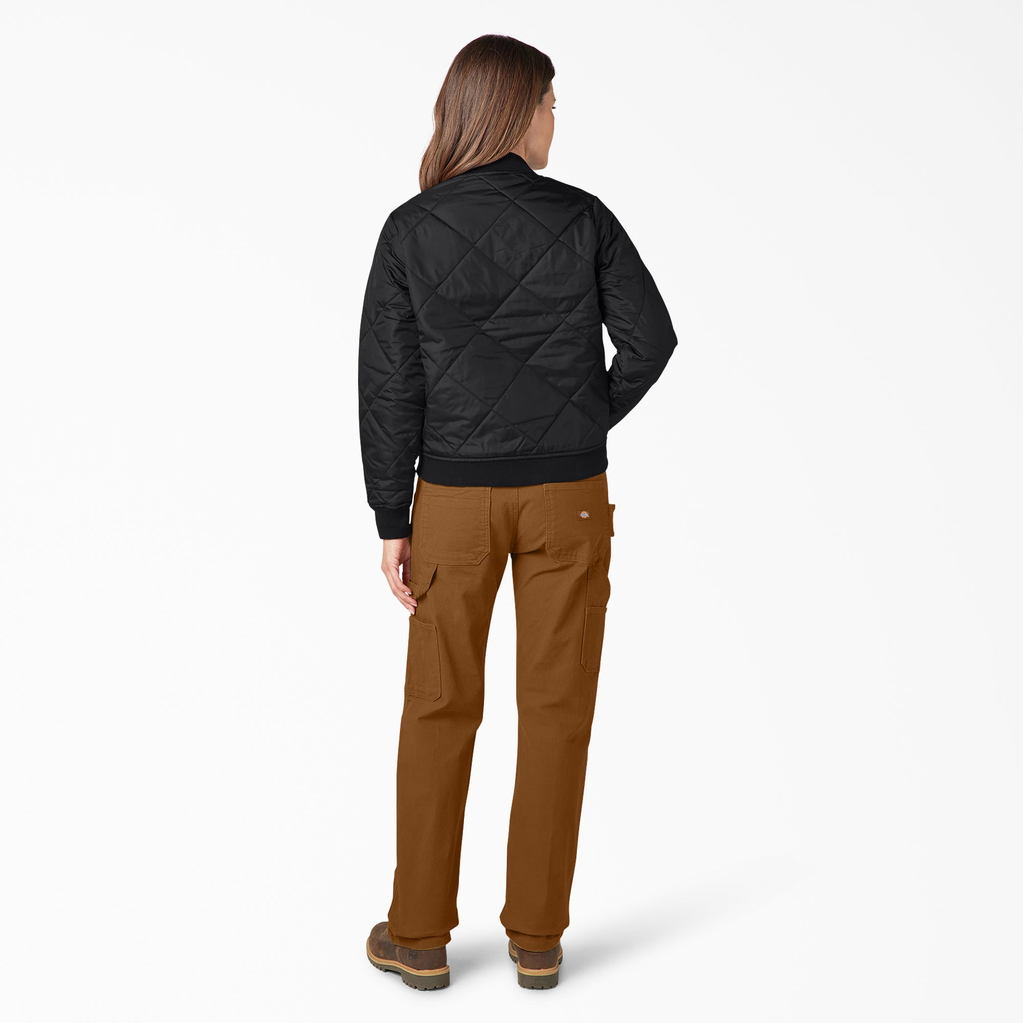 Women's Quilted Bomber Jacket - Image 5