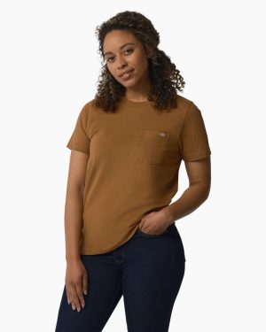 Women's Heavyweight Short Sleeve Pocket T-Shirt