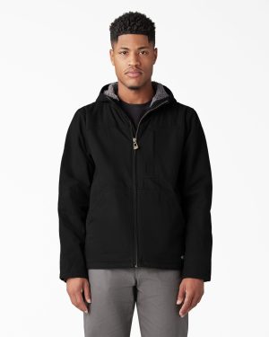 Duck Canvas High Pile Fleece Lined Jacket