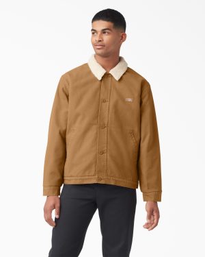 Duck Canvas High Pile Fleece Jacket