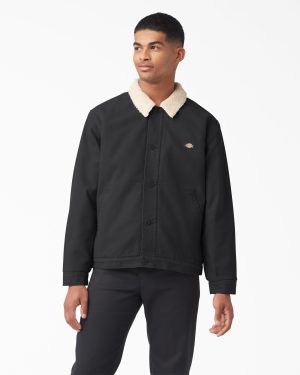 Duck Canvas High Pile Fleece Jacket