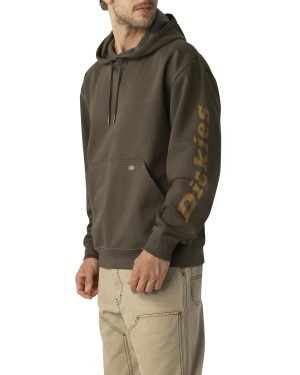 Water Repellent Sleeve Logo Hoodie