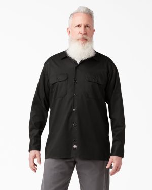 FLEX Relaxed Fit Long Sleeve Work Shirt