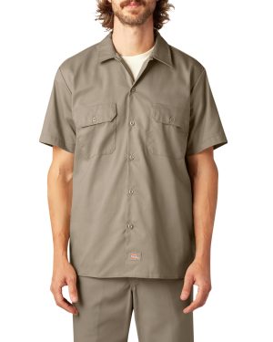 FLEX Slim Fit Short Sleeve Work Shirt