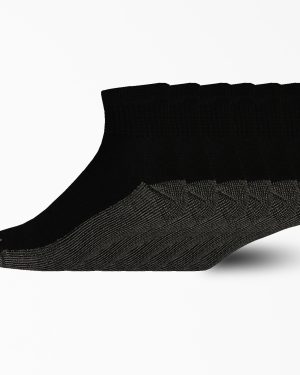 Moisture Control Quarter Socks. Size 6-12. 6-Pack