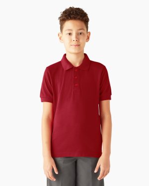 Kids' Piqué Short Sleeve Polo