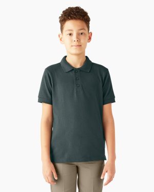Kids' Piqué Short Sleeve Polo