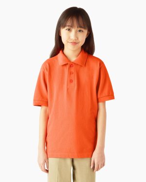Kids' Piqué Short Sleeve Polo